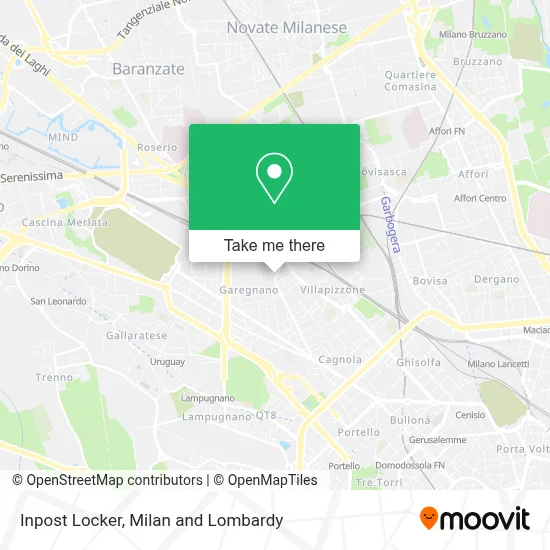 Inpost Locker map