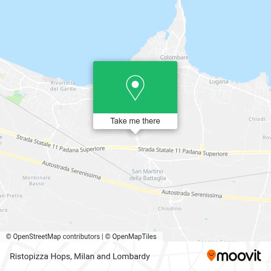 Ristopizza Hops map