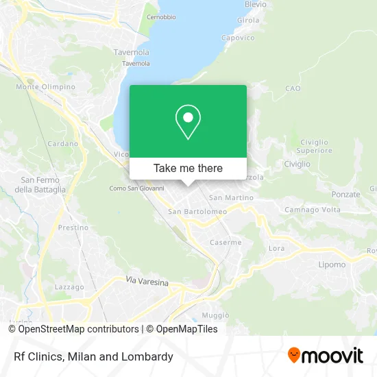 Rf Clinics map