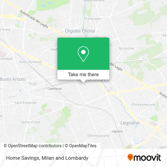 Home Savings map