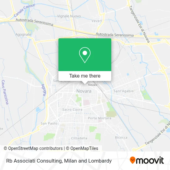 Rb Associati Consulting map