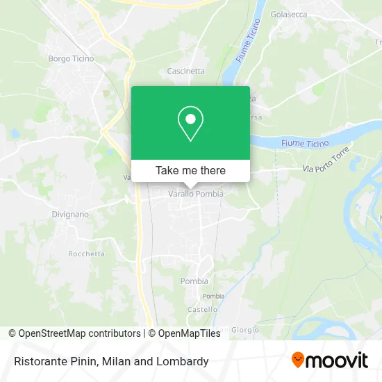 Ristorante Pinin map