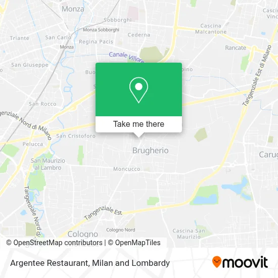 Argentee Restaurant map