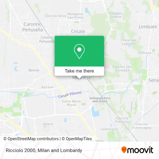 Ricciolo 2000 map