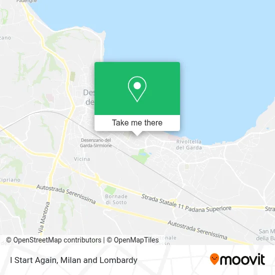 I Start Again map
