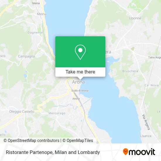 Ristorante Partenope map