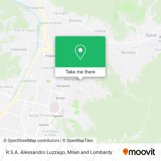 R.S.A. Alessandro Luzzago map