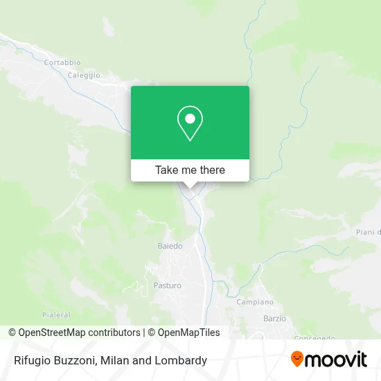 Rifugio Buzzoni map