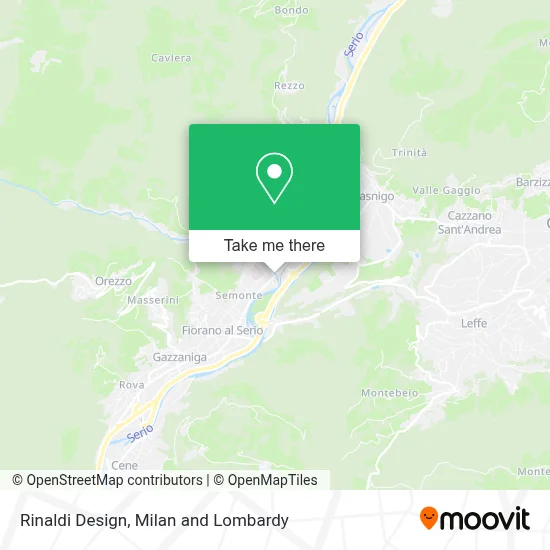 Rinaldi Design map