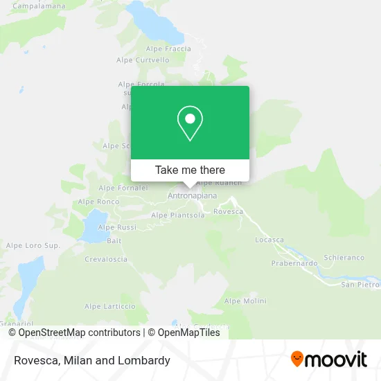 Rovesca map