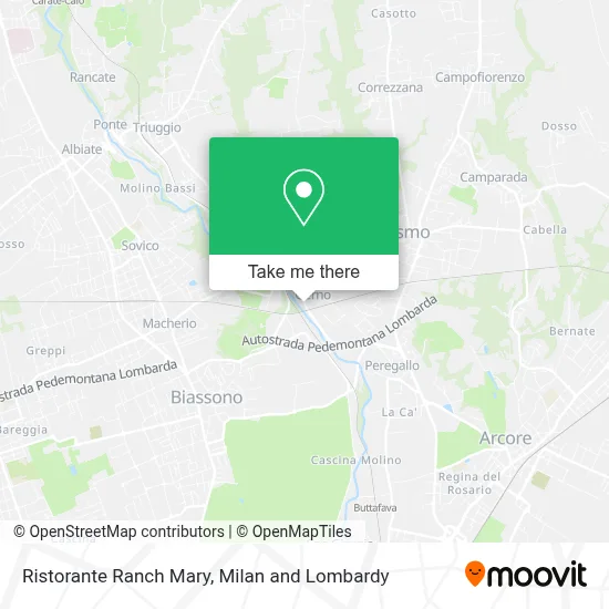 Ristorante Ranch Mary map