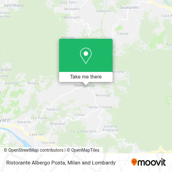 Ristorante Albergo Posta map