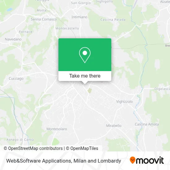 Web&Software Applications map