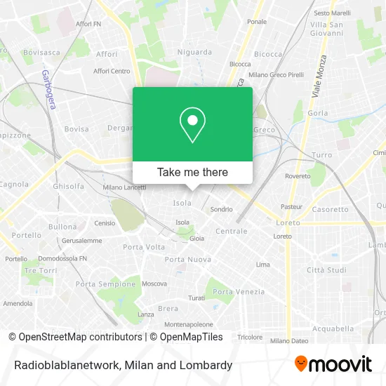 Radioblablanetwork map