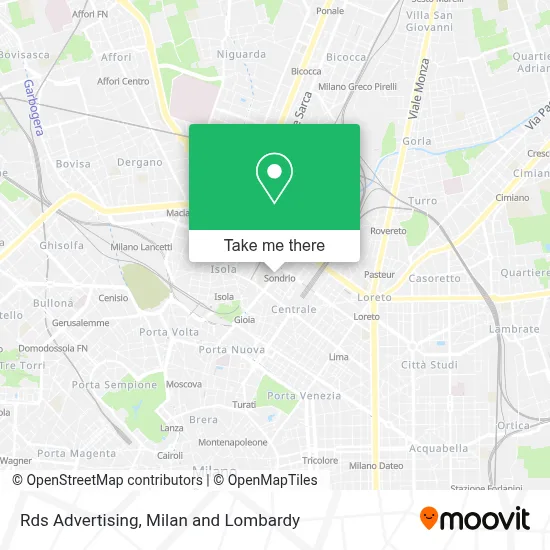 Rds Advertising map