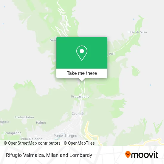 Rifugio Valmalza map