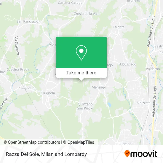 Razza Del Sole map