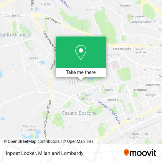 Inpost Locker map