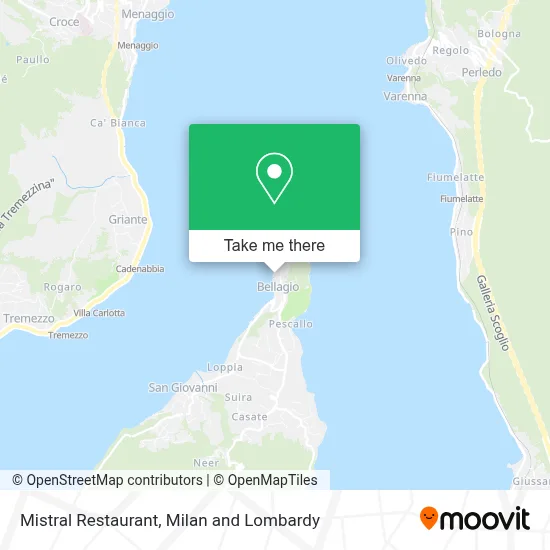 Mistral Restaurant map
