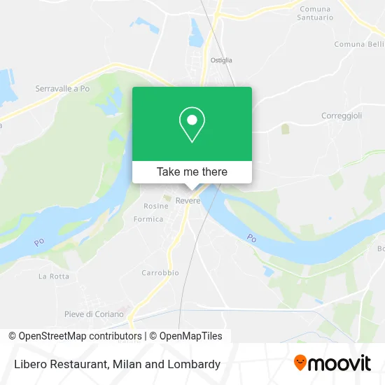 Libero Restaurant map