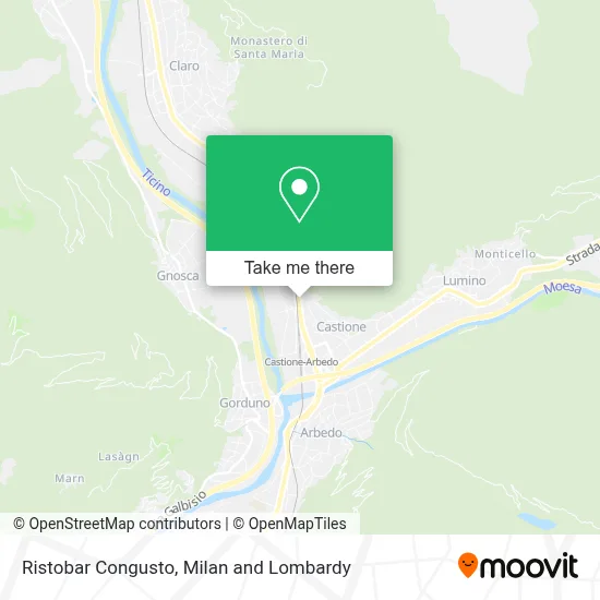 Ristobar Congusto map