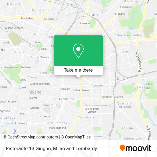 Ristorante 13 Giugno map