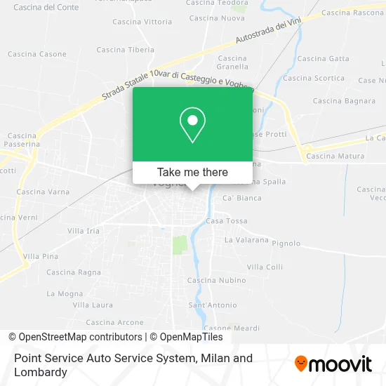 Point Service Auto Service System map
