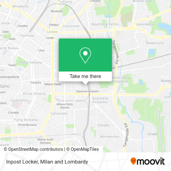 Inpost Locker map
