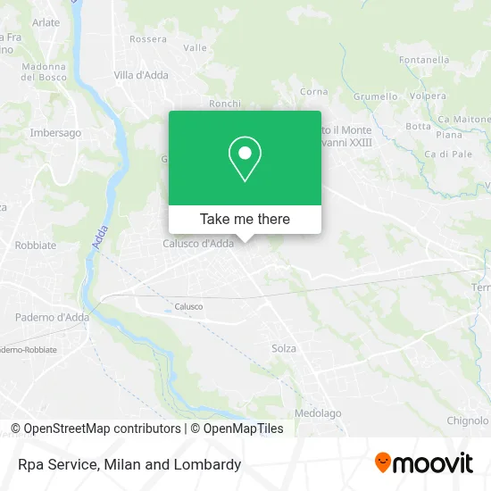 Rpa Service map
