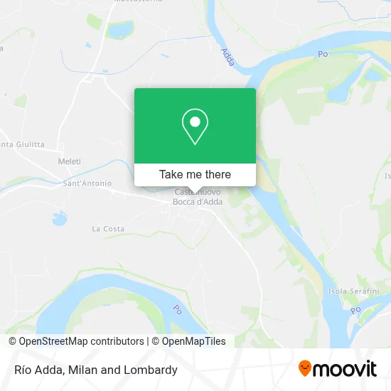 Río Adda map