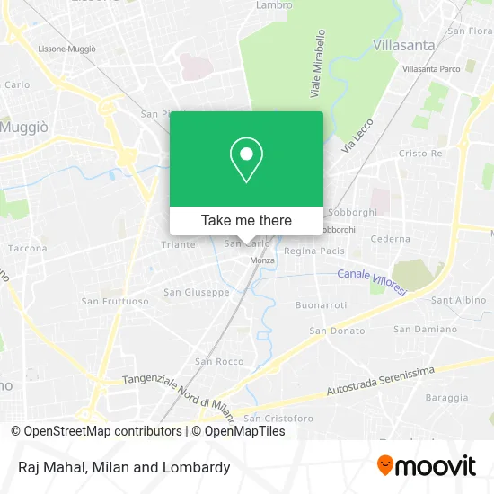 Raj Mahal map
