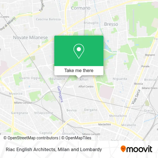Riac English Architects map