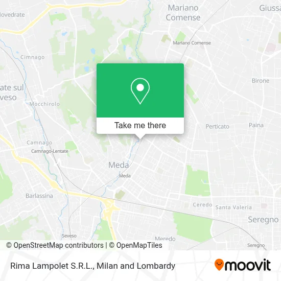 Rima Lampolet S.R.L. map