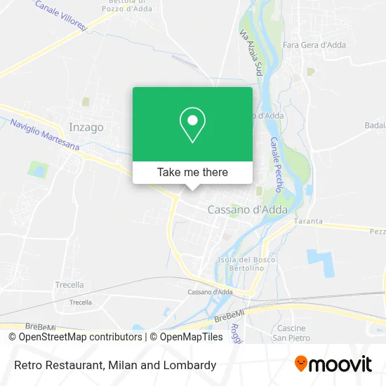 Retro Restaurant map