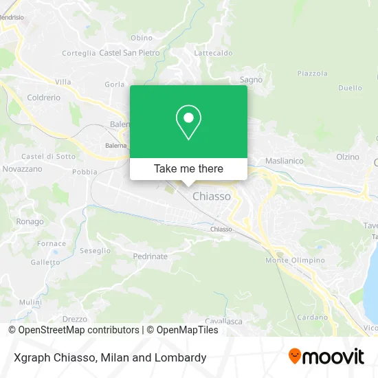 Xgraph Chiasso map