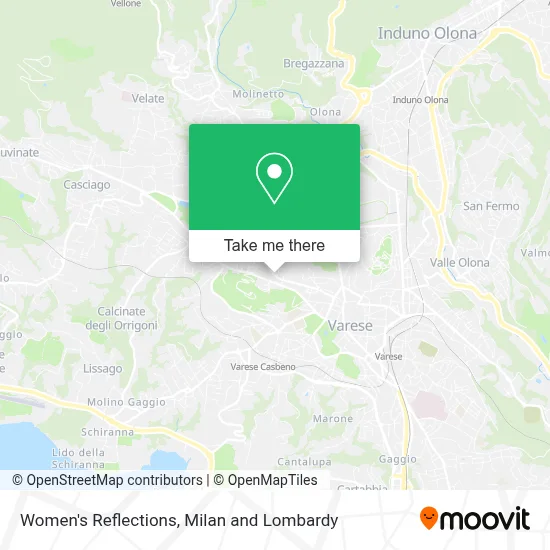 Women's Reflections map