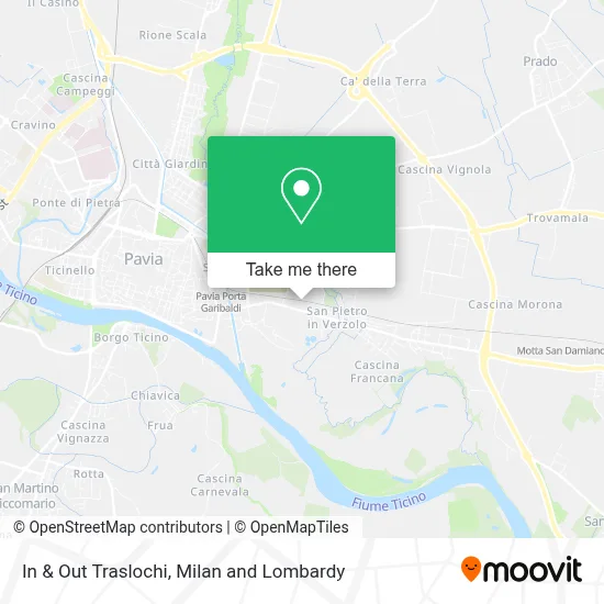 In & Out Traslochi map