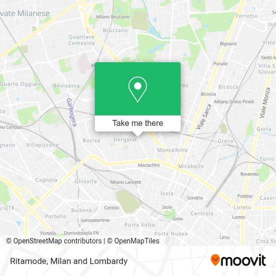 Ritamode map