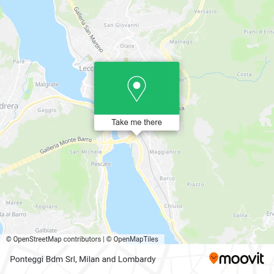 Ponteggi Bdm Srl map