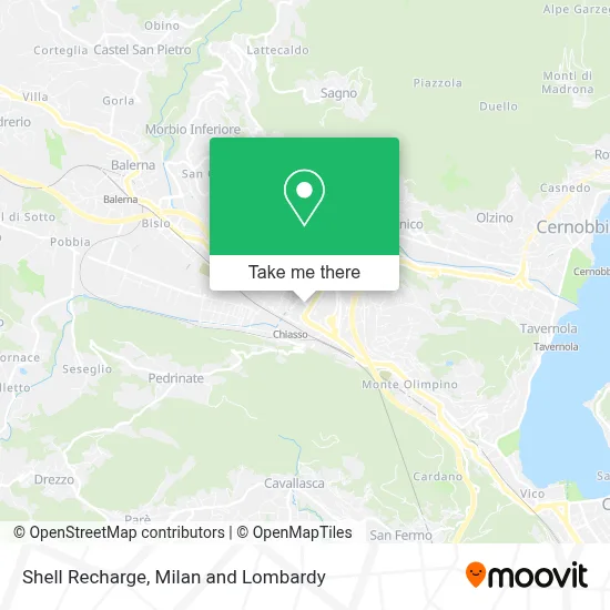 Shell Recharge map