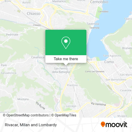 Rivacar map