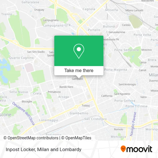 Inpost Locker map