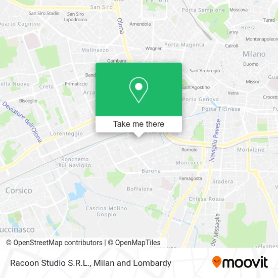Racoon Studio S.R.L. map