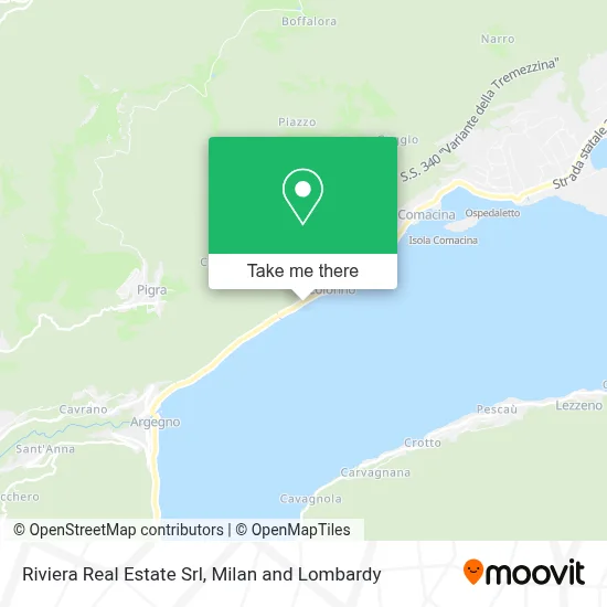 Riviera Real Estate Srl map