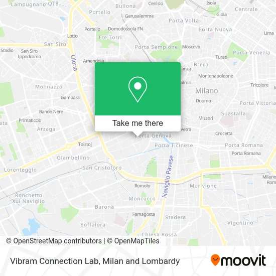 Vibram Connection Lab map