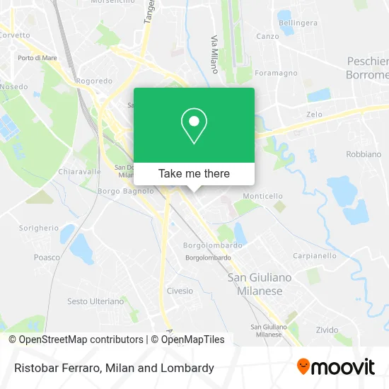 Ristobar Ferraro map