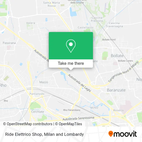 Ride Elettrico Shop map