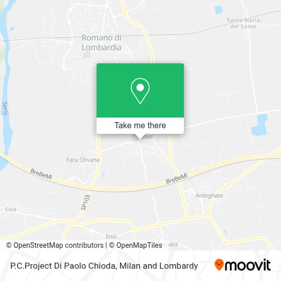 P.C.Project Di Paolo Chioda map