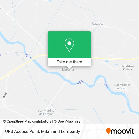 UPS Access Point map