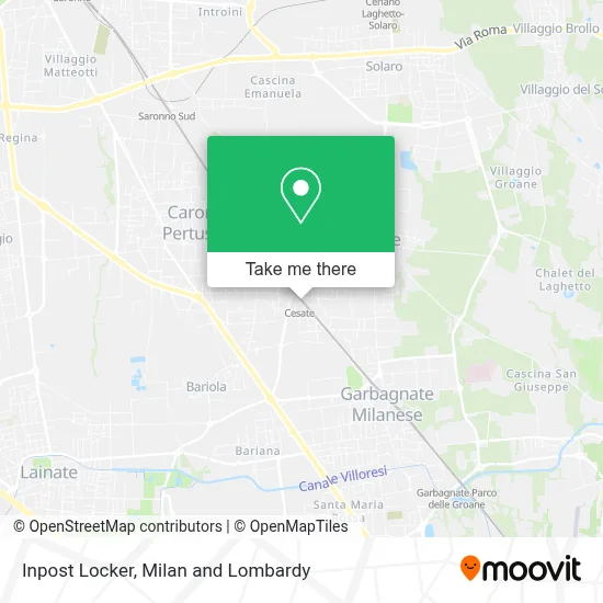 Inpost Locker map